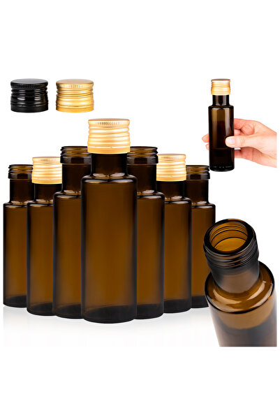 SuperButelki Set de Sticle, Dorica, 100 ml, 14.6 x 4.3 cm, ideal pentru Servi...