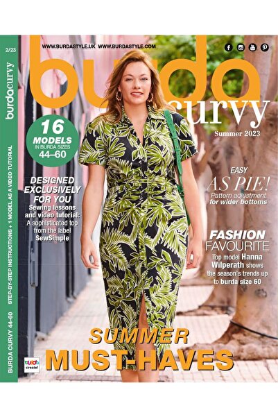 Burda Style Burda Plus Magazine, Curvy Summer 2/2023 published in German
