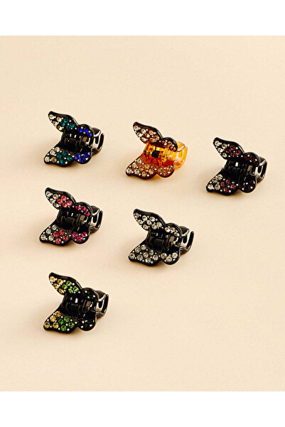 REDTAG Women Assorted Hair Clip Set (Pack Of 6)