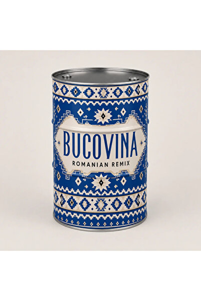 Generic Brand Masă tip butoi personalizată CISKO Bucovina – Romanian Remix