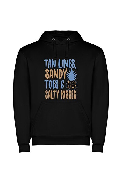 iLovePrints Savouring Sand: Tropical Temptations Φούτερ με κουκούλα σε χρώμα ...