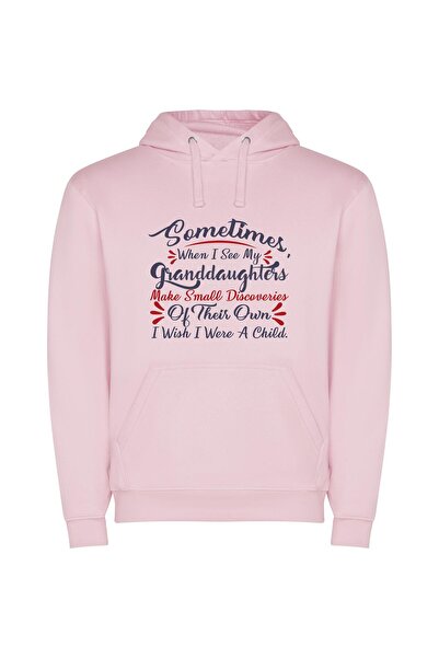 iLovePrints Wishing for Youthful Wonder Φούτερ με κουκούλα σε χρώμα Ροζ