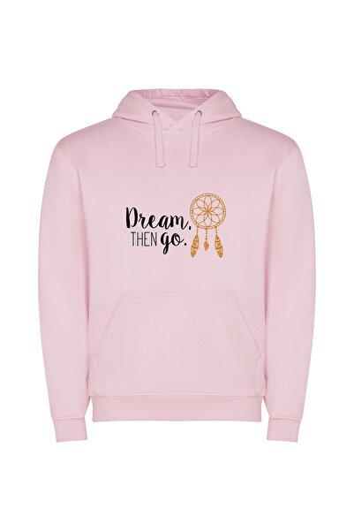 iLovePrints Enchanting Dream Escape Φούτερ με κουκούλα σε χρώμα Ροζ
