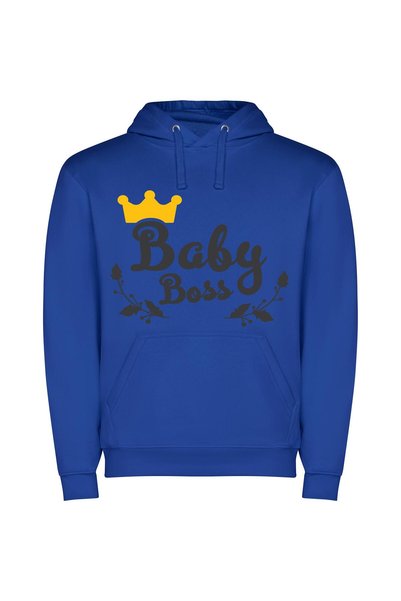 iLovePrints Regal Infant Executive Φούτερ με κουκούλα σε χρώμα Μπλε