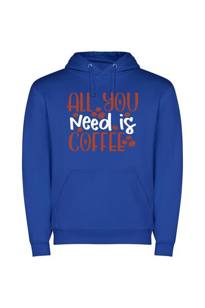 iLovePrints Java Bliss Zone Φούτερ με κουκούλα σε χρώμα Μπλε