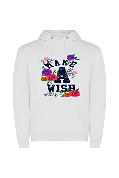 iLovePrints Wishful Flowers: Illustrator Edition Φούτερ με κουκούλα σε χρώμα ...