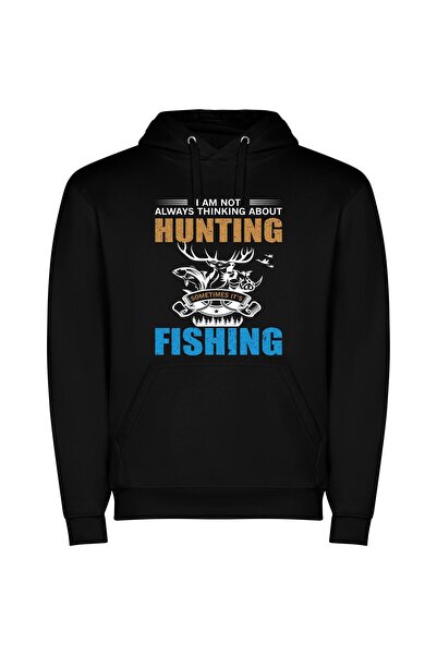 iLovePrints Fancy Outdoor Escape: Artful Hunts! Φούτερ με κουκούλα σε χρώμα Μ...