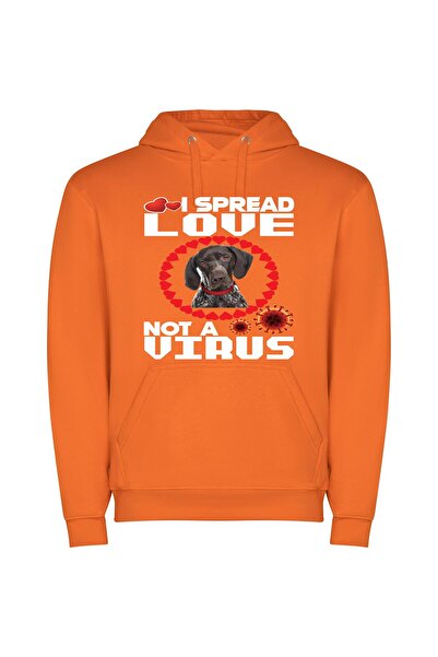 iLovePrints Heartbound Howard's Corona Canine Φούτερ με κουκούλα σε χρώμα Πορ...