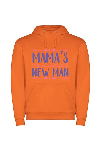 iLovePrints Grandma's Inspired Maternal Man Φούτερ με κουκούλα σε χρώμα Πορτο...