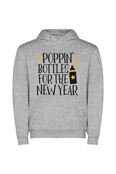 iLovePrints Future's Poppin Kids' Party Φούτερ με κουκούλα σε χρώμα Γκρι
