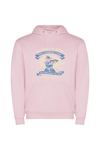 iLovePrints Swing for Glory Φούτερ με κουκούλα σε χρώμα Ροζ