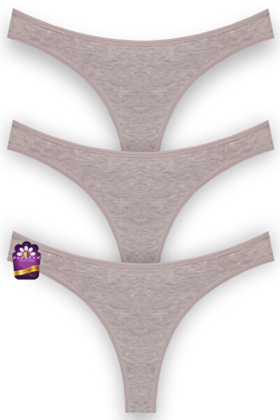 papatya lingerie Комплект от 3 броя икономични памучни прашки с ниска талия w...