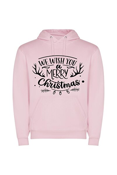 iLovePrints Christmas Greetings in High Resolution Φούτερ με κουκούλα σε χρώμ...