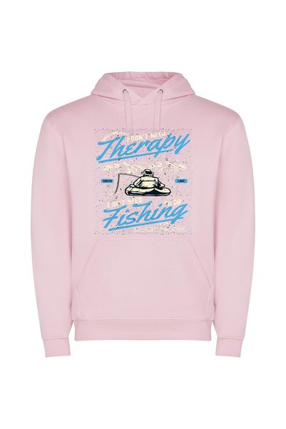 iLovePrints Retro Rafting Adventure Φούτερ με κουκούλα σε χρώμα Ροζ