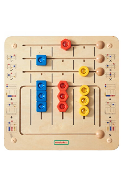 Masterkidz Puzzle de sortare a diamantelor - Tablă educativă de perete Montes...