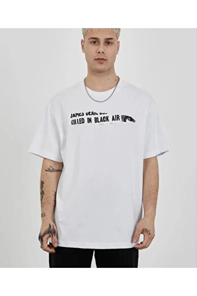 UFC 1985 TOP BRAND Unisex bicycle collar printed oversize t-shirt - white