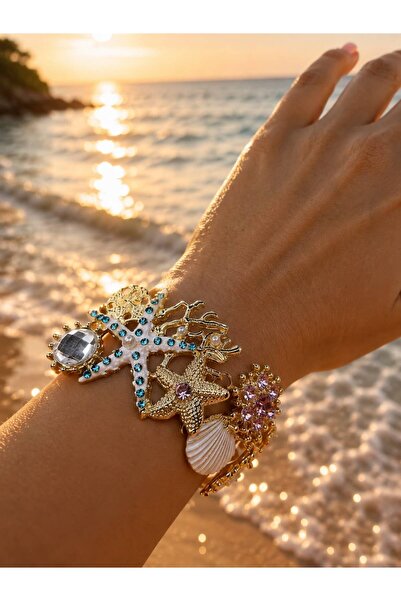 Çi & Sİ Luxury Accessory Işıltılı Okyanus Bilekliği