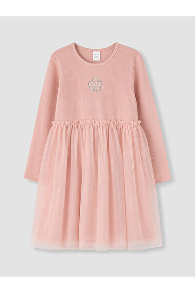 LC Waikiki Tulle Detailed Girl's Dress