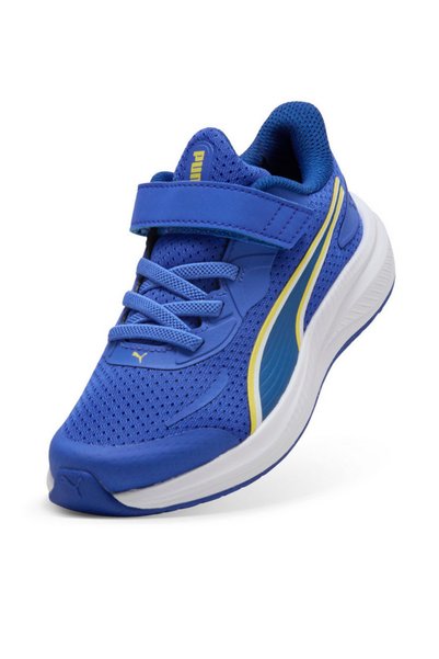 Puma حذاء جري للأولاد من طراز Skyrocket 2 AC + PS مزود بشريط لاصق