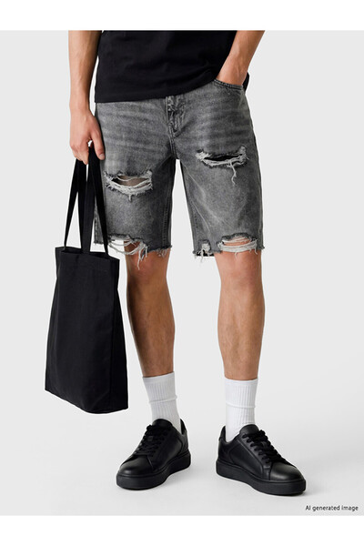 LC Waikiki Regular Fit Men's Jean Shorts