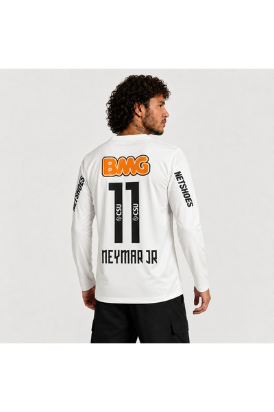 OEM Tricou retro de acasa Santos FC Neymar Jr #11 2011/12 - maneca lunga