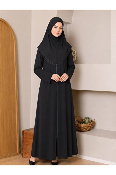 ALDAIYR ثوب صلاة قطني بغطاء للرأس