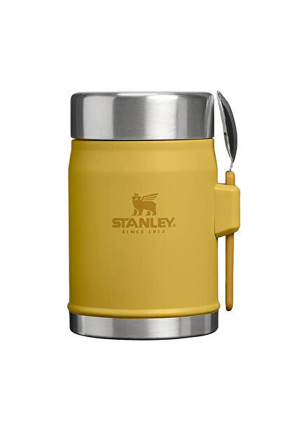 Stanley ترموس كلاسيكي أسطوري للطعام مع ملعقة سعة 0.4 لتر، ترموس للتخييم