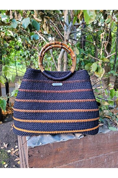 ARTTMACRAME حقيبة نسائية محبوكة يدويًا