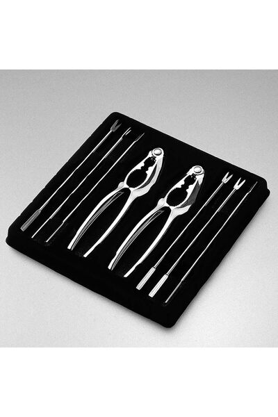 Arabest Seafood Tool Set,4 Pcs Crab Leg Crackers and Pinchers,Stainless Steel...