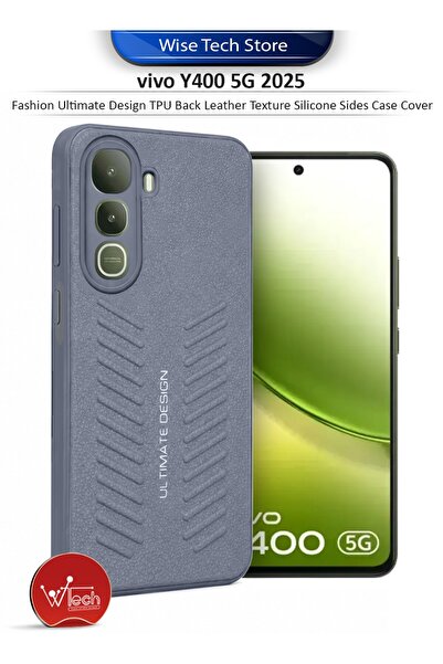 Wtech vivo Y400 5G 2025 Fashion Ultimate Design TPU Back Leather Texture Sili...