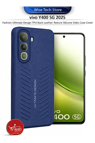 Wtech vivo Y400 5G 2025 Fashion Ultimate Design TPU Back Leather Texture Sili...