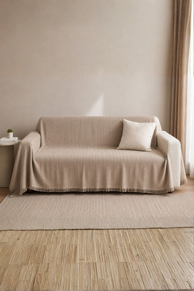 cottoncloth Cotton Non-Slip Anti-Sweat Oversized Sofa Cover Sofa Shawl Sofa Bed Cover 180X300 cm