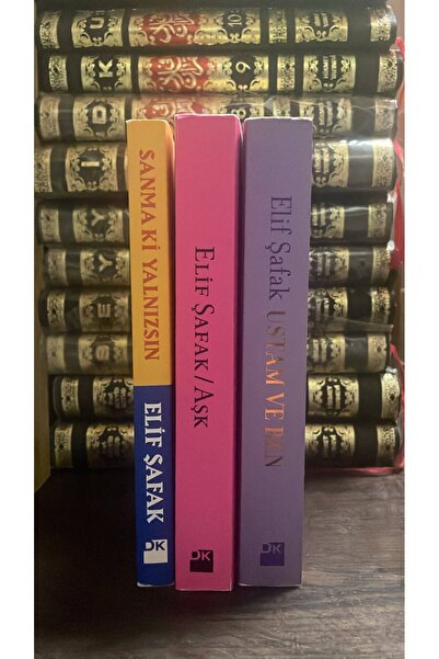 Kişisel Yayınlar ELİF ŞAFAK AŞK/SANMA Kİ YALNIZSIN /USTAM VE BEN SAHAFİYE