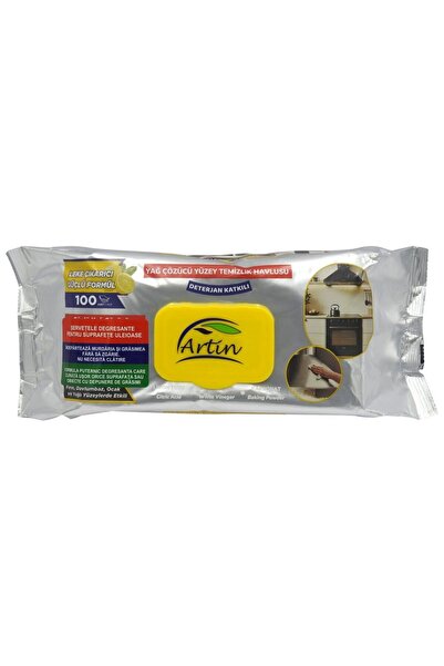 artin Wet Wipes, Artin, Degreasing 100 pcs