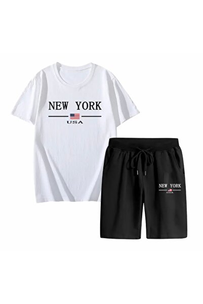 NIGRUM PARDUS New York Printed 100% Cotton New Season Double Pocket Plus Size...