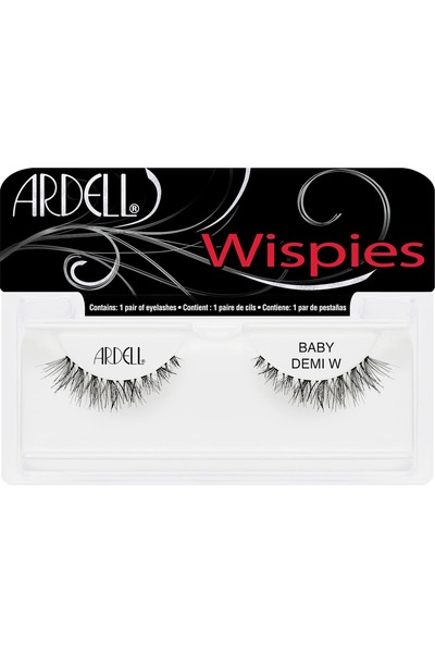 OEM Ψεύτικες βλεφαρίδες Baby Demi Wispies Μαύρες, 1 τεμάχιο