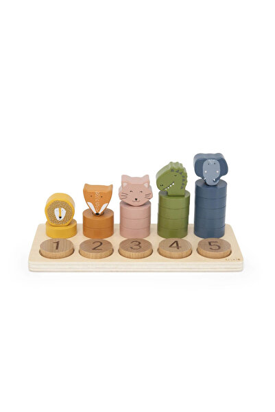 Trixie Puzzle din lemn pentru numărat 0-5 Bebeluși