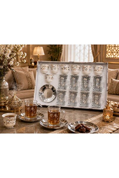 ceneric طقم اكواب شاي وقهوة 18 قطعة
