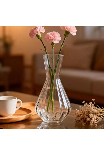 Generic Emerelle Flare Vase 16.3X3X28Cm Clear