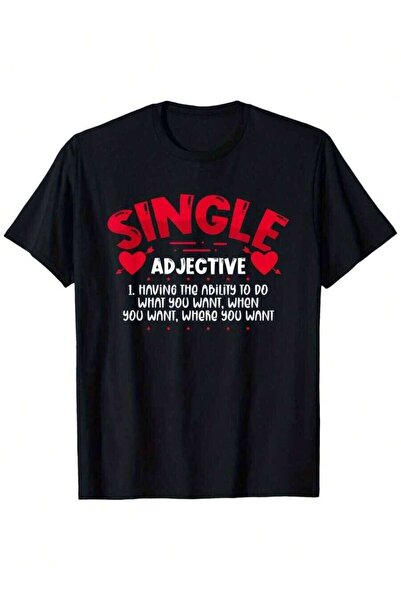 9JY Anti-Valentine's Day T-Shirt Men & Women Loose Fit Casual Tee Sarcastic R...