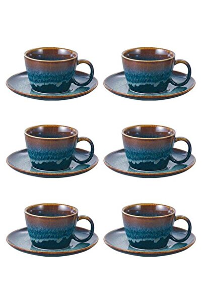 Trust 12-Piece Porcelain Cup With Saucer Set 175Ml