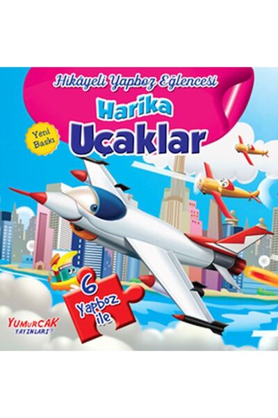 Yumurcak Yayınları طائرات رائعة - ألغاز ممتعة مع قصص (مع 6 ألغاز)