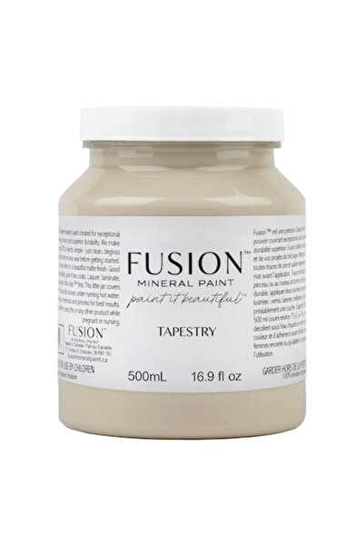 Fusion Vopsea minerală pentru mobilier, Tapiserie, bej, finisaj mat, cu prote...