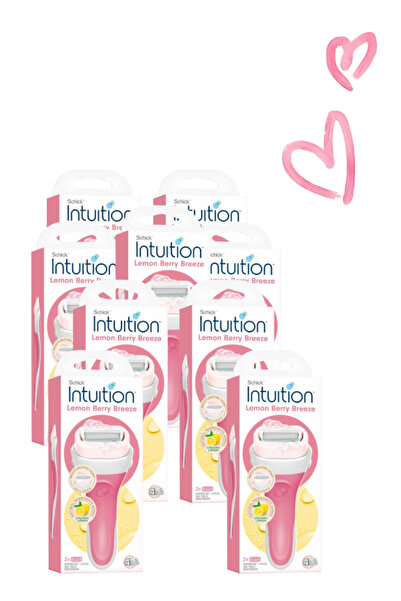 Schick Intuition 9 Pieces Intuition Razor Lemon Berry Breeze 2 Pcs
