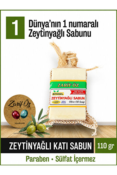 ZEYTİNYAĞLI SABUN 1x110 gr doğal el yapımı soğuk proses üretim