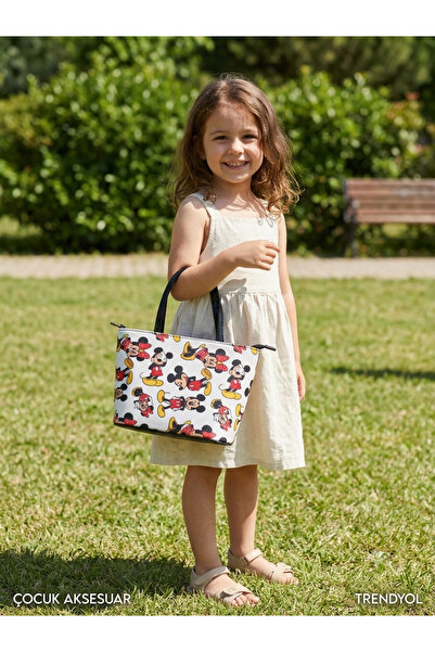 Doze White Mini Girl's Shoulder Bag
