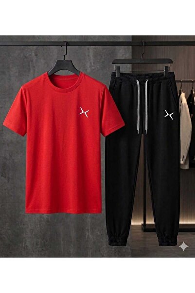 CLOTHES33 تي شيرت رياضي مكون من قطعتين، رقيق، صيفي، مقاوم للعرق، مطبوع، للنسا...