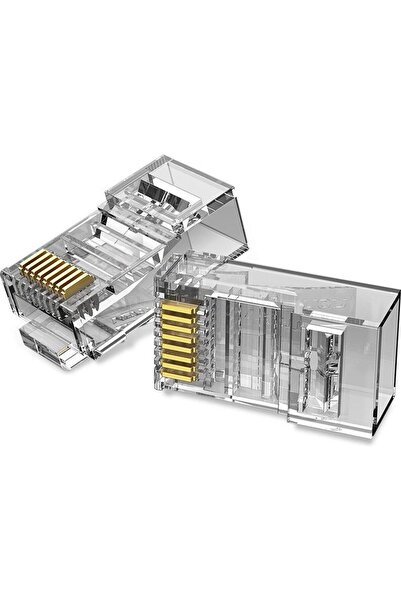 Vention Cat.6 UTP RJ45 Modular Plug Διαφανές 50 Τεμάχια IDDR0-50