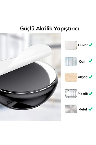 zeixpow 16 Parça Çok Amaçlı Kablo Tutucu Akrilik Güçlü Yapışkanlı Organizer Düzenleyici Set Kolay Kullanımlı