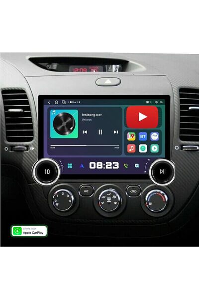 Carplayer Kia cerato android screen diamond dual knob model 2013-2017, 8gb ra...